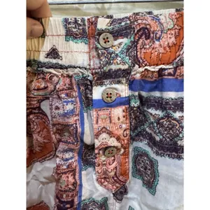 Intimately Free People Oasis Lounge Shorts Patchwork Size Medium Cuffed thumbnail 5