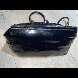 Dooney & Bourke satchel black patent leather Glossy Double Handles‎ thumbnail 9