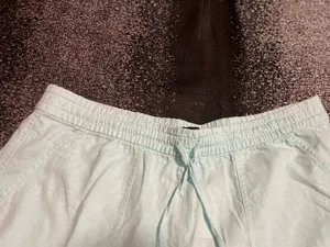Womens small NWT J.Crew Mercantile 3" Linen Blend Drawstring Shorts-mint green thumbnail 6