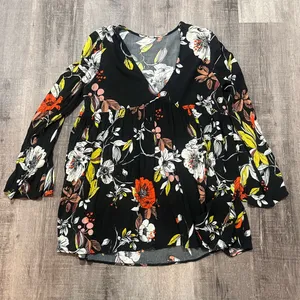 FREE PEOPLE Bella Floral Print Tunic/Dress thumbnail 6