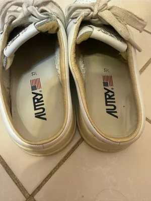 Autry | White Leather Slip-On Sneaker Mules size 37 thumbnail 8