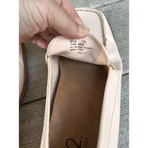 A2 by Aerosoles Two Sew Womens 8.5 B Pink Patent Penny Loafers Square Toe‎ Flat thumbnail 8