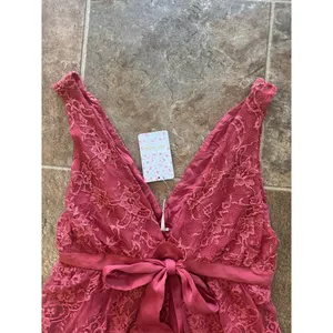 Free People Chante Lace Tank Frenchie Kiss Size Small thumbnail 5