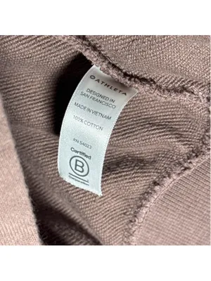 Athleta Mauve Hoodie Sweatshirt Size XL PTP 23” thumbnail 4