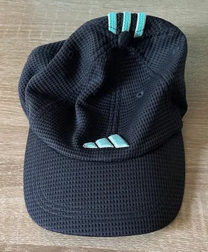 Adidas Black Cap with Aqua Accents thumbnail 1