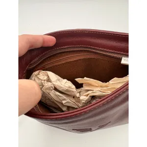 Women’s Vicosta Rust Red Leather Crossbody Purse thumbnail 4