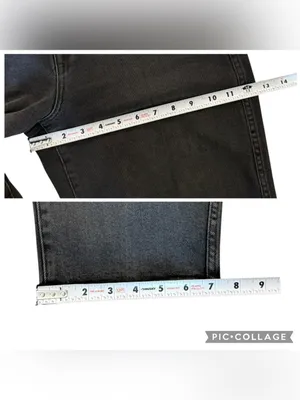 AYR The Beat Cotton High Rise Barrel Leg Ankle Crop Jean Washed Black Size 32 thumbnail 8