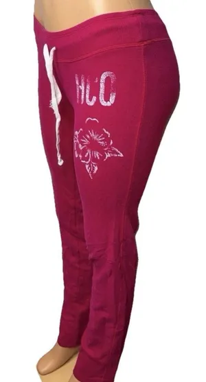 Y2K low rise sweatpants Pink thumbnail 1