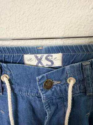 Free‎ People We The Free Luna Denim Pull On Pants Womens Size XS thumbnail 9