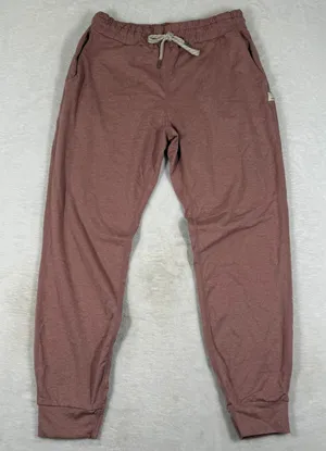 Vuori‎ Performance Jogger Dusty Rose Mauve Heathered XS VW303 Athleisure Pants thumbnail 1