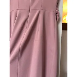 Dress the Population Dana Dress XS Blush Pink V-Neck Sheath Cocktail‎ Wrap Waist thumbnail 5