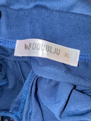 Doublju Bright Blue Wrap-Style Maxi Skirt with Side Tie - Size XL thumbnail 8