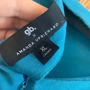 Amanda Uprichard Chelsea Dress In Deep Teal thumbnail 6