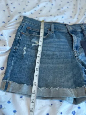 NWT Gap Cuffed Jean Short Sz12/31 Mid Rise Casual Classic Preppy Festival Summer thumbnail 4