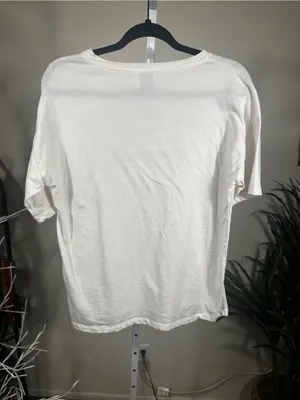 288. Princess Polly White Tee with Black Logo Print thumbnail 6