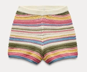 Zara Crochet Shorts thumbnail 1