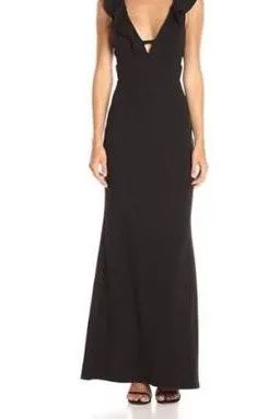 NWT Black ABS cocktail Gown thumbnail 1