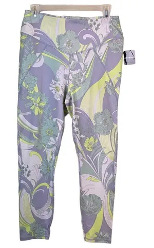 Free People Movement Graphic Wave Crush Active Pants Size Medium thumbnail 1