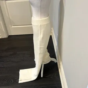 White Fox White Comfy Knit Lounge Pants thumbnail 2