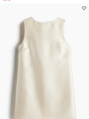 Divided Shimmering Cream Slip Dress thumbnail 2