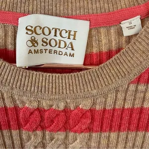 Scotch & Soda Women's size small Amsterdam Puff Sleeve Striped Sweater thumbnail 3