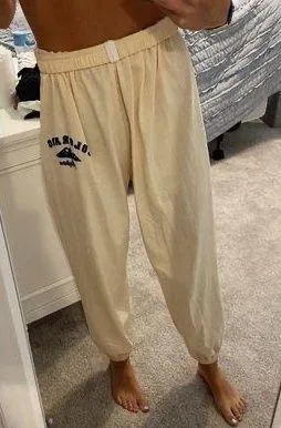 SheIn Pastel Yellow Joggers thumbnail 1