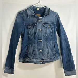 Original Trucker jacket Levi’s women size small slim fit thumbnail 2