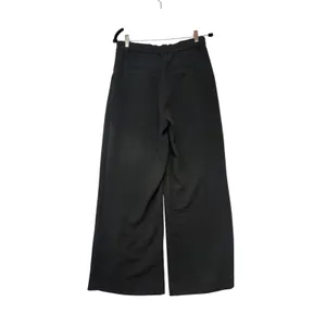 Abercrombie &‎ Fitch Black Wide Leg Pleated Trousers High Rise Size 8 29 Pants thumbnail 5