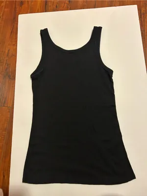 a new day Black Scoop Neck Tank Top thumbnail 2