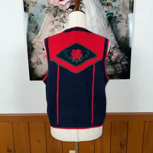 Gorgeous Vintage 1980s/90s Christopher & Banks Hand Embroidered Sweater Vest! thumbnail 5