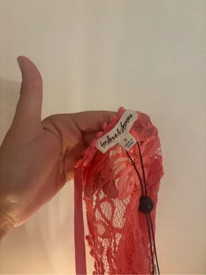 For Love & Lemons Emerie pink lace mini dress new nwt thumbnail 7