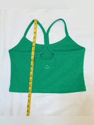 Beyond Yoga Spacedye Slim Racerback Crop Tank – Bright Emerald – L thumbnail 8