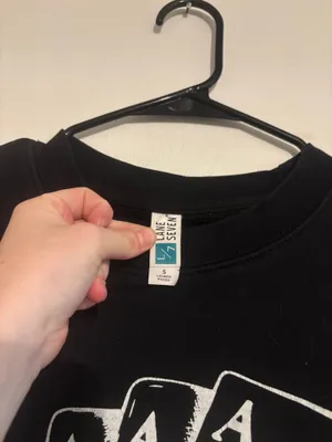 Western Black card Crewneck thumbnail 3