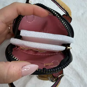 Mini Tote Bag Keychain Coin Purse Mini Pouch Zipper Fashion Charm Bag Charm thumbnail 3
