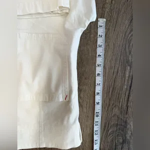 Anthropologie Maeve‎ Ivory White Cropped Pants size 6 NWT thumbnail 6