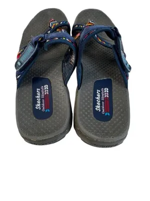 Skechers Colorful Strap Sport Sandals Navy with Multicolor Pattern thumbnail 6