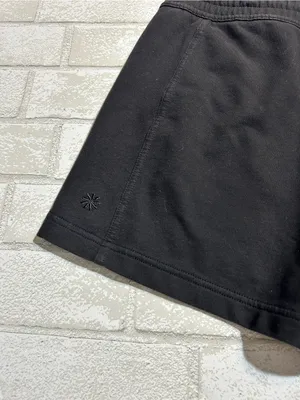Athleta Black Drawstring Lounge Shorts Size Small thumbnail 6