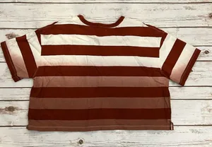 Madewell Dip-Dye Oversized Tee in Groton Stripe thumbnail 3