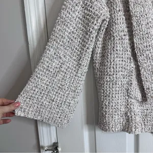 POL Cream Textured Open Knit Women's Cardigan Size Large thumbnail 8