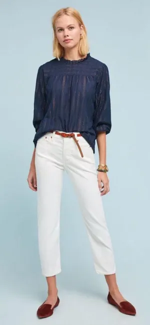 Anthropologie Maeve Reston Blouse thumbnail 2