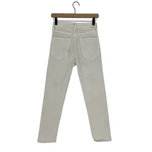 MOTHER The Tomcat Ankle Jeans Cream Puffs Ivory Straight Leg Size 26 thumbnail 11