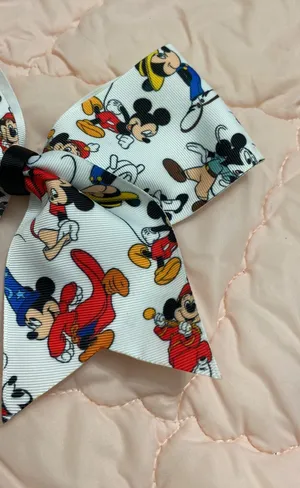 Disney Many faces Of Mickey hair Bow thumbnail 3