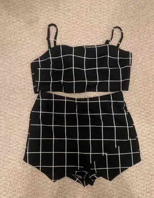 Boutique Two Piece Set Black thumbnail 1