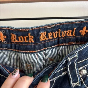 Rock Revival Y2K Eva Relaxed‎ Bootcut Jeans 30 vintage layered grunge flare thumbnail 2