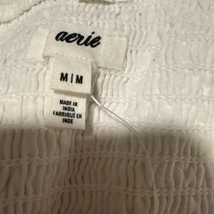 Aerie White Mini Dress Cutout Sides Tie Straps Size Medium thumbnail 6