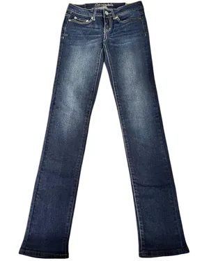 Aeropostale Womens Jeans Pants Size 00 Bayla Skinny Core Low Rise Dark Wash Y2k thumbnail 1