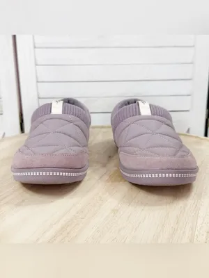 Skechers Cozy Campfire Camp Nap Faux Fur Lined Slippers Mauve Purple Size 6 thumbnail 2