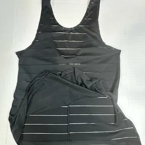 Athleta‎ Side Split Tank Sheer Lined Design Athletic Gym Women's Size M Yoga Run thumbnail 3