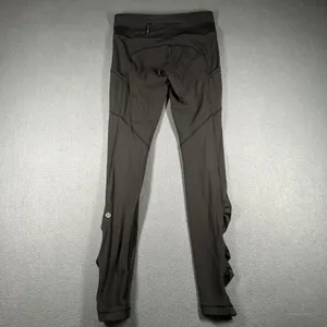 Lululemon Speed Tight III Ruched Leggings Womens 4 Black‎ Pull On Pockets thumbnail 10
