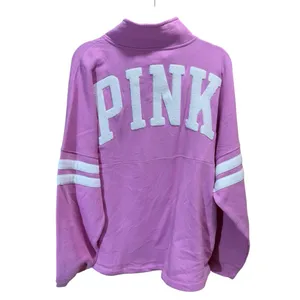 Victoria’s Secret PINK Oversized Full Zip Hoodie – Pink Bloom – Medium – NWOT thumbnail 10
